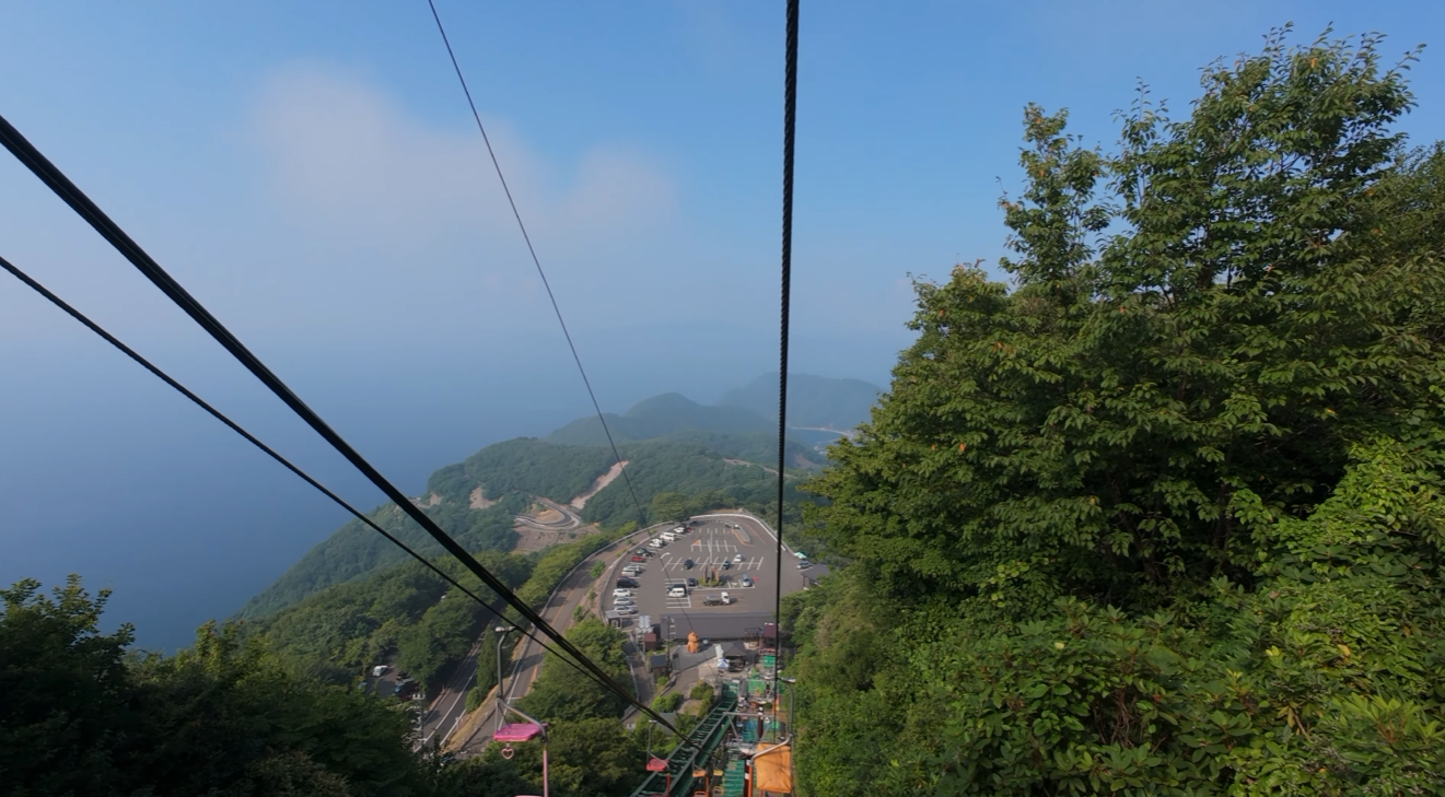リフトで下山